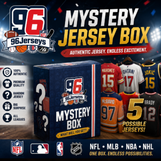 Premium Mystery Jersey Box – Random NFL, NBA, MLB & NHL Jerseys