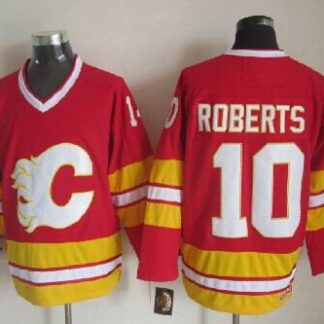 Calgary Flames #10 Roberts CCM Throwback Red Third Jerseys