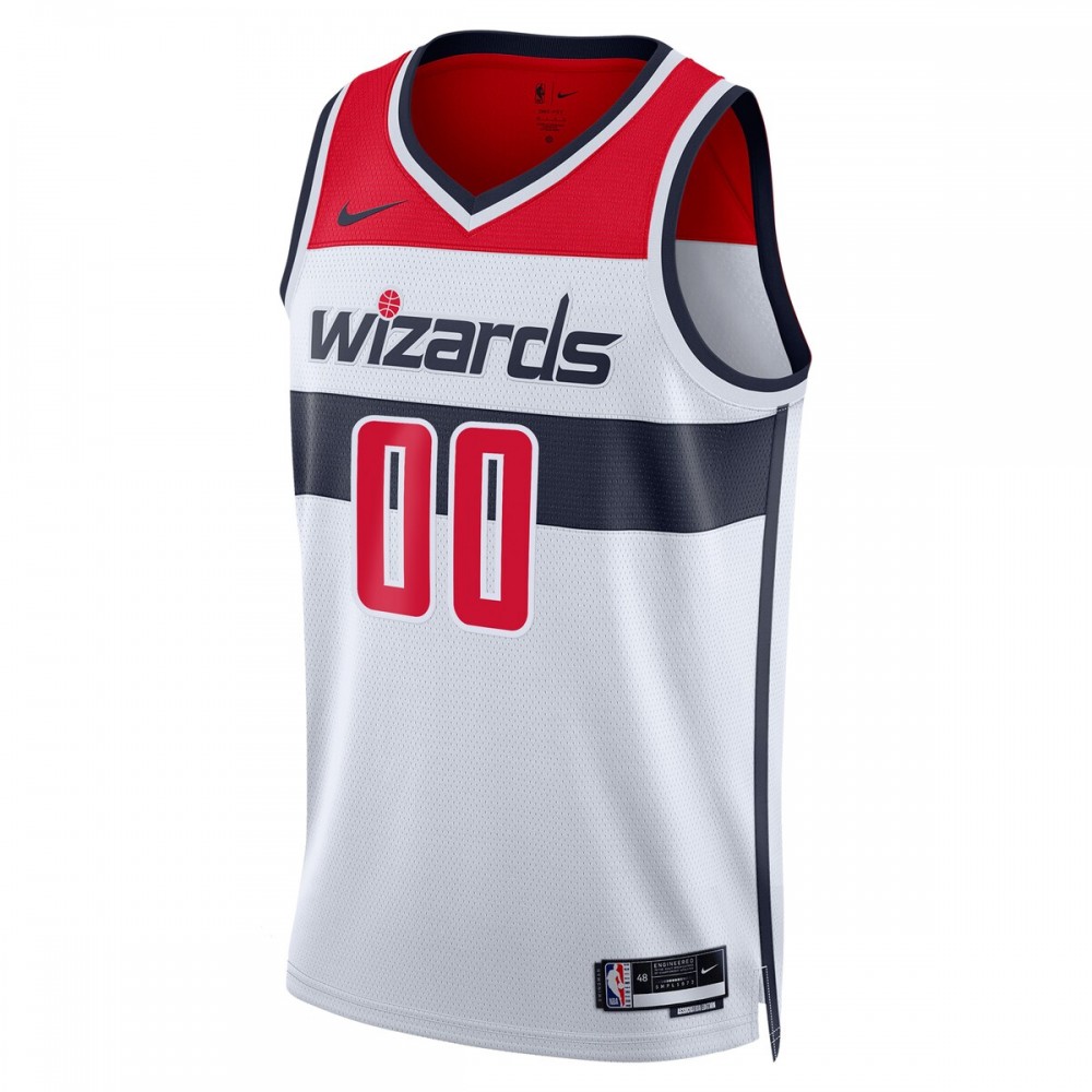 Washington Wizards Nike Unisex 2022/23 Swingman Custom Jersey White - Association Edition - Image 2