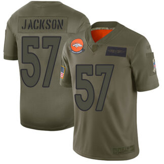 Nike Denver Broncos #57 Tom Jackson Camo Youth Stitched NFL Limited 2019 Salute to Service Jersey
