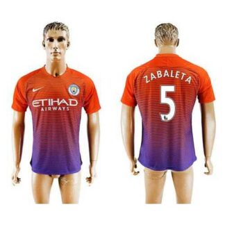 Manchester City #5 Zabaleta Sec Away Soccer Club Jersey
