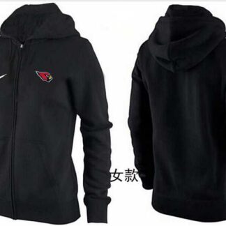 Womens Arizona Cardinals Team Logo 2015 Full Zip Hoodie-23