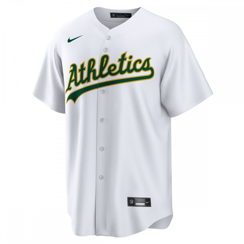 Khris Davis Oakland Athletics Nike Home Replica Player Name Jersey - White - Image 2
