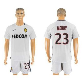 Monaco #23 Mendy Away Soccer Club Jersey