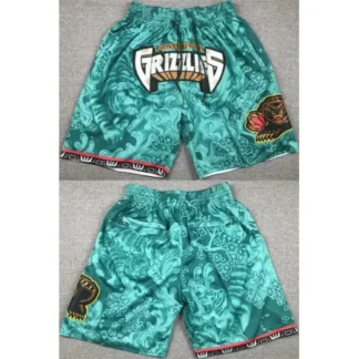 Men's Memphis Grizzlies Aqua Shorts (Run Small) 2L52