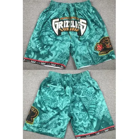 Men's Memphis Grizzlies Aqua Shorts (Run Small) 2L52
