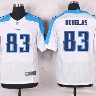 Men's Tennessee Titans #83 Harry Douglas White Road NFL Nike Elite Jersey