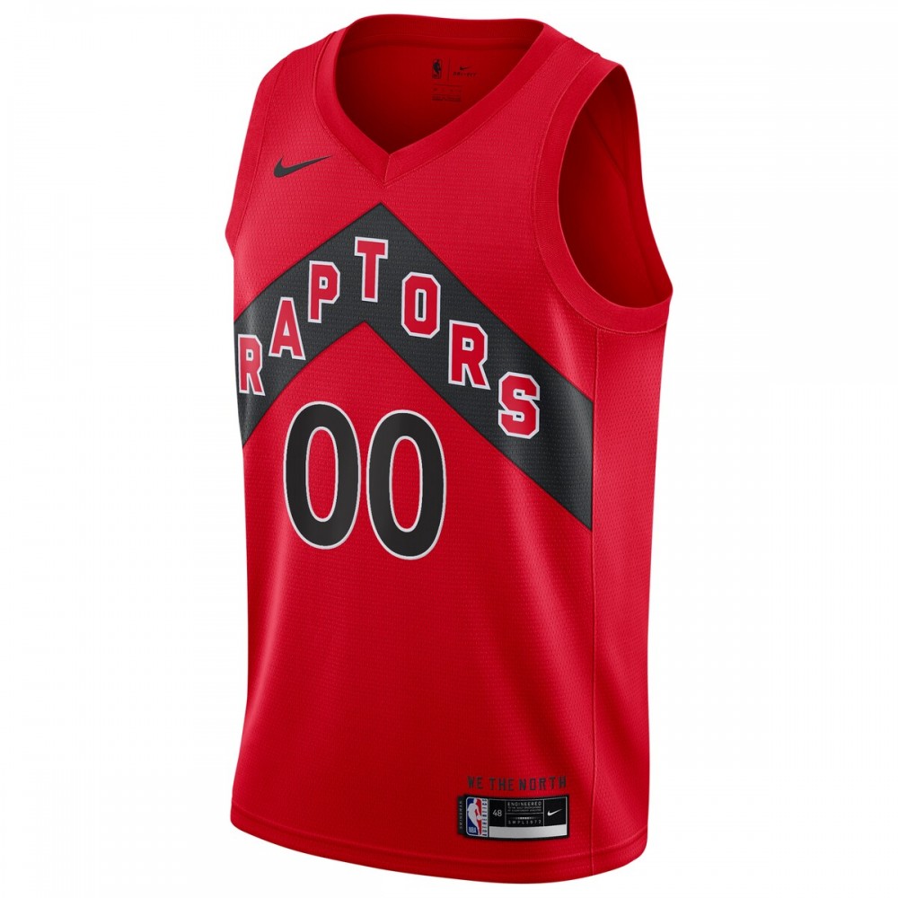 Toronto Raptors Nike 2020/21 Swingman Custom Jersey - Icon Edition - Red - Image 2