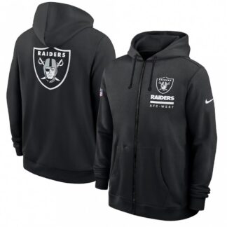 Las Vegas Raiders Utility Player Sideline Men's Nike NFL Full-Zip Hoodie