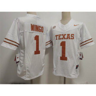 prime‑ Youth Texas Longhorns #1 Ryan Wingo White 2026 Vapor F.U.S.E. Limited Jersey ‑uniform