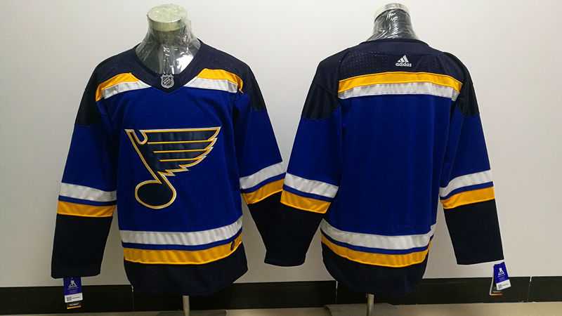 St. Louis Blues Blank Blue Adidas Stitched Jersey