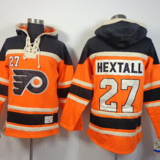 Old Time Hockey Philadelphia Flyers #27 Ron Hextall 2012 Winter Classic Orange Hoodie