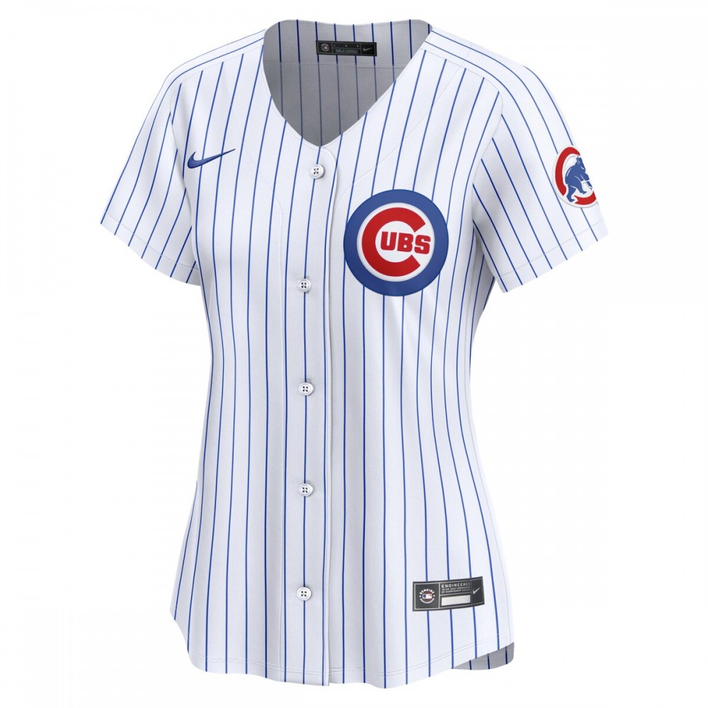 Chicago Cubs Nike Women's Home Limited Jersey - White - Image 2