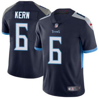 Nike Tennessee Titans #6 Brett Kern Navy Blue Team Color Men’s Stitched NFL Vapor Untouchable Limited Jersey