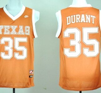 Texas Longhorns #35 Kevin Durant Burnt Orange Jersey