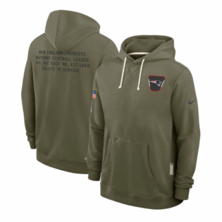 New England Patriots Salute to Service Sideline Dominant Force NFL Pullover Hoodie
