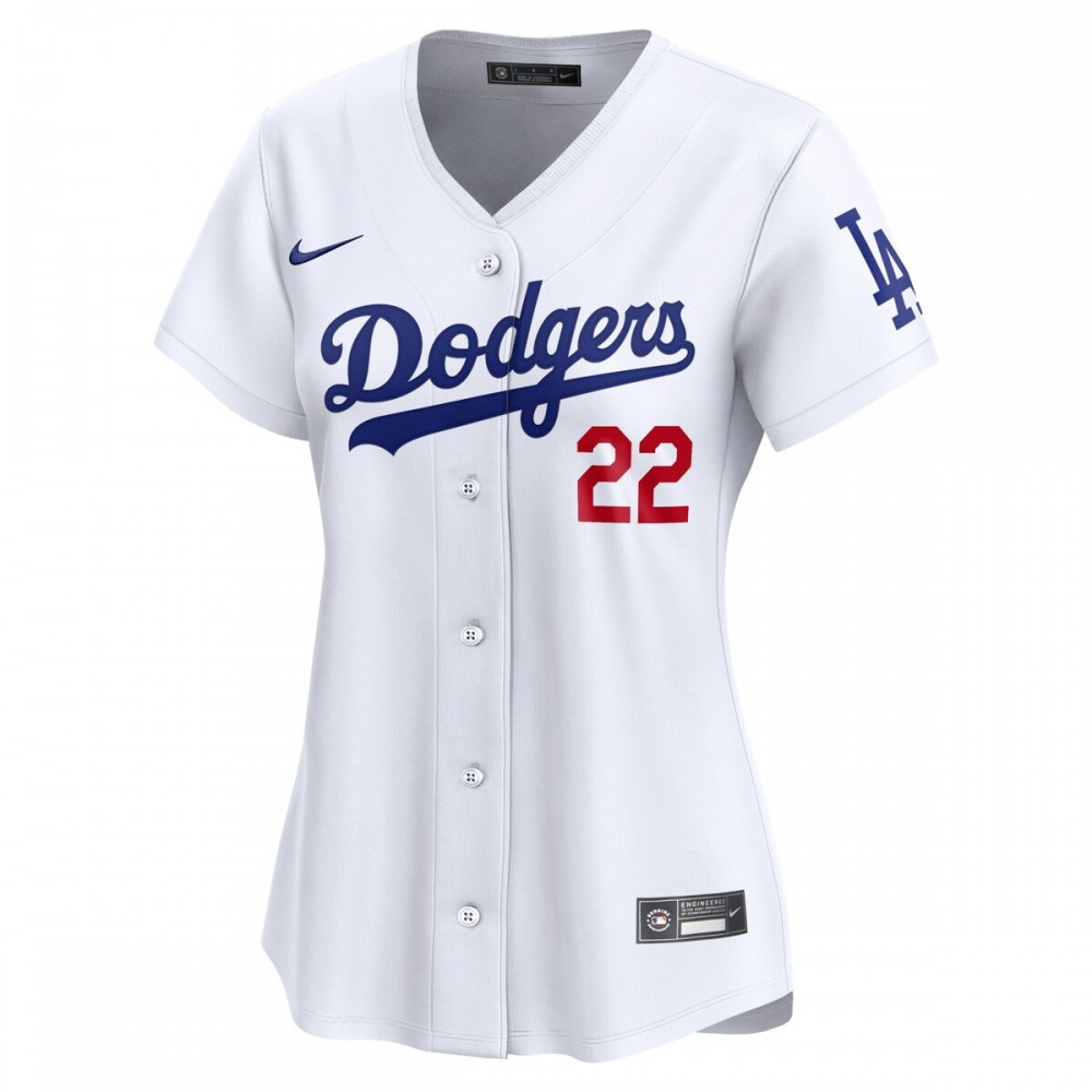 Clayton Kershaw Los Angeles Dodgers Nike Women's Home Limited Player Jersey - White - Image 2