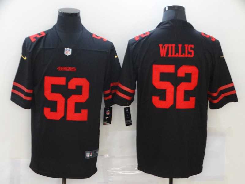 Nike 49ers 52 Patrick Willis Black Vapor Untouchable Limited Jersey Dzhi