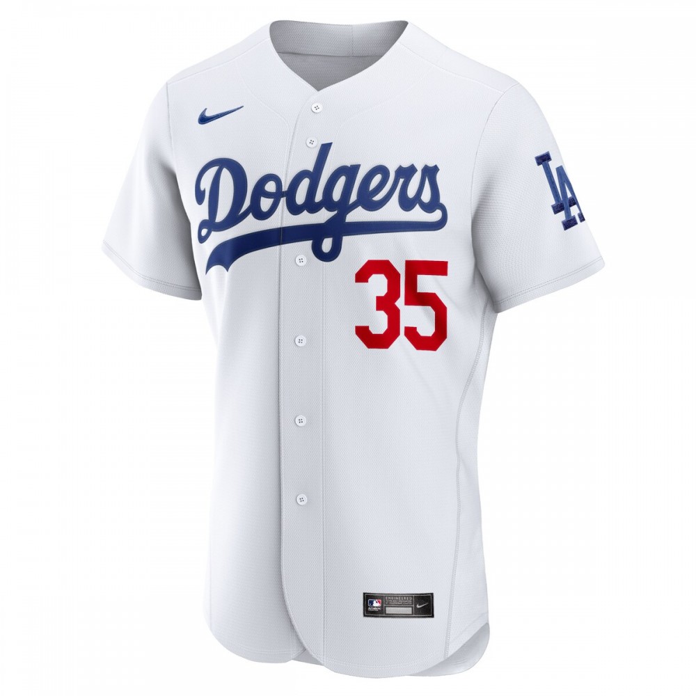 Cody Bellinger Los Angeles Dodgers Nike Home Authentic Player Jersey - White - Image 2