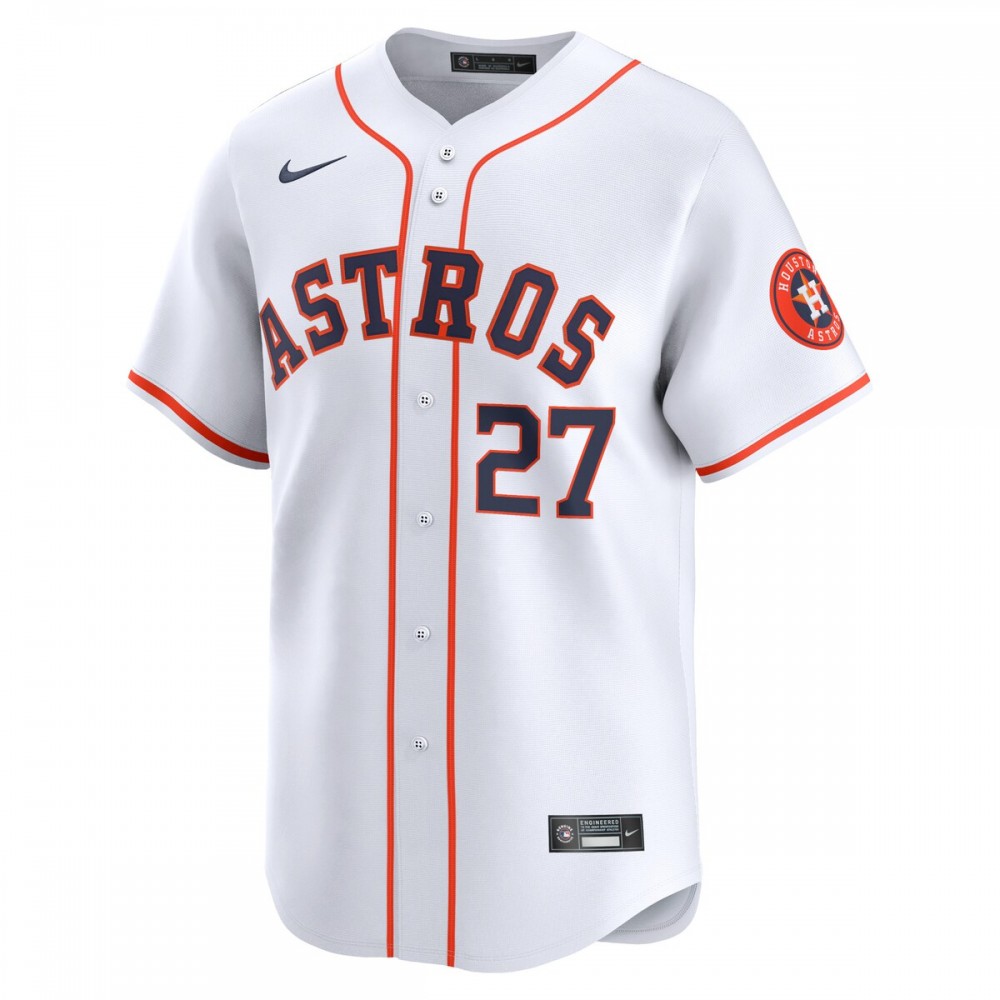 Jose Altuve Houston Astros Nike Home Limited Player Jersey - White - Image 2