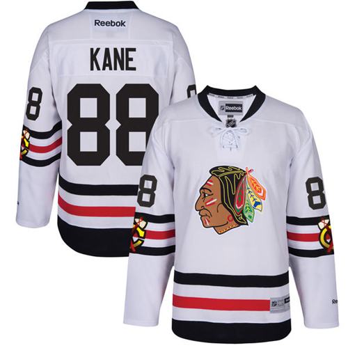Chicago Blackhawks #88 Patrick Kane White 2017 Winter Classic Stitched Youth NHL Jersey