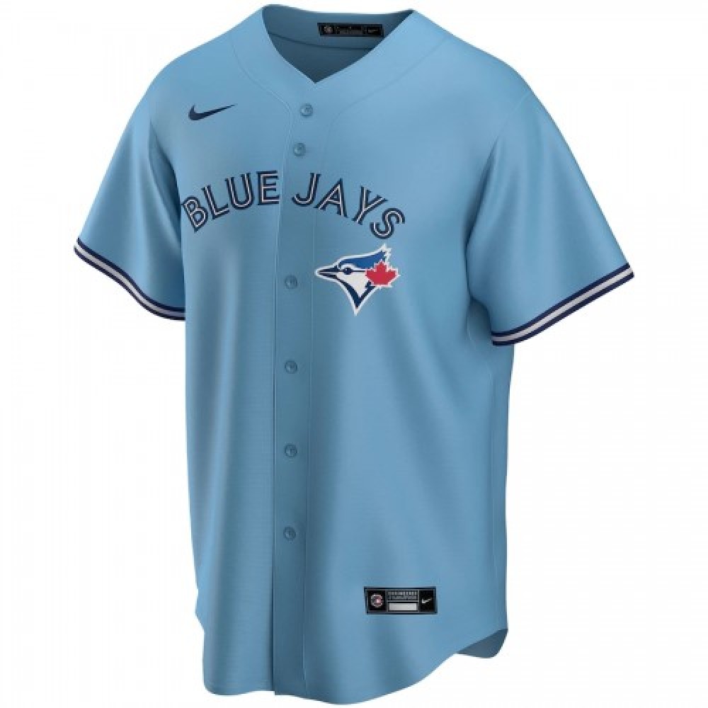 Men's Toronto Blue Jays Nike Light Blue Alternate 2020 Jersey - Image 2