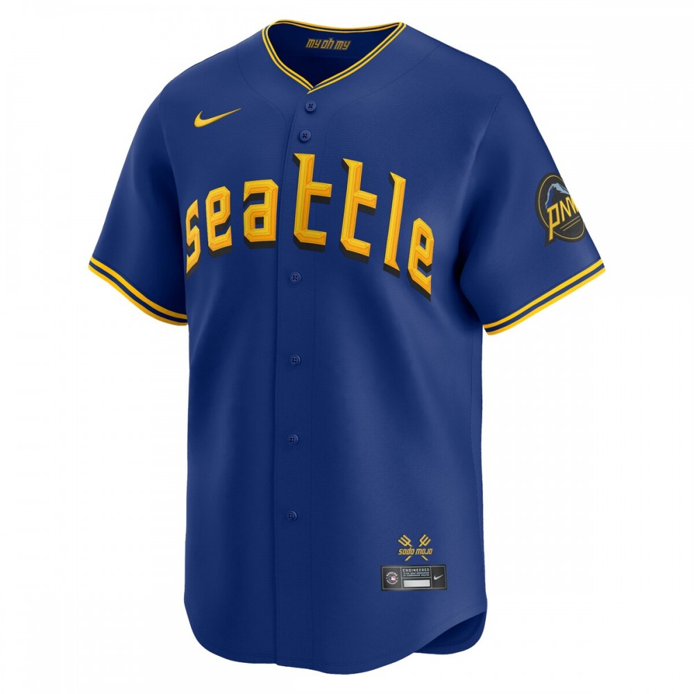 Seattle Mariners Nike City Connect Limited Jersey - Royal - Image 2