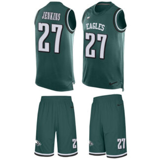 Nike Philadelphia Eagles #27 Malcolm Jenkins Midnight Green Team Color Men’s Stitched NFL Limited Tank Top Suit Jersey