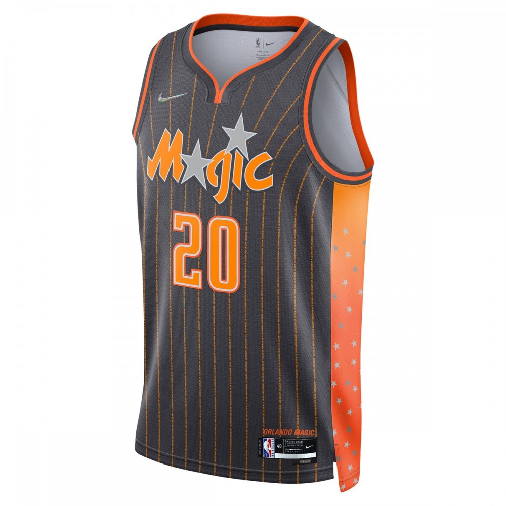 Markelle Fultz Orlando Magic Nike 2021/22 Swingman Jersey - City Edition - Anthracite - Image 2