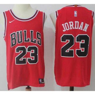 Men’s Nike Chicago Bulls #23 Michael Jordan Red NBA Swingman Icon Edition Jersey