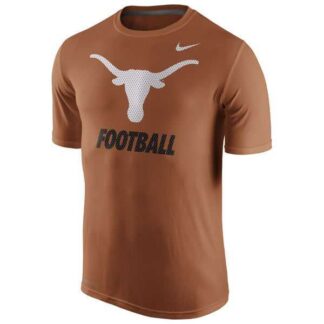 Texas Longhorns Nike Sideline Legend Logo Performance WEM T-Shirt - Orange