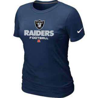 Oakland Raiders D.Blue Women's Critical Victory T-Shirt