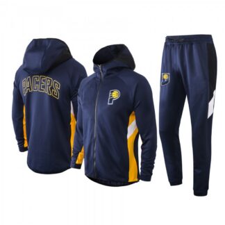 Indiana Pacers Nike 2019/20 Showtime Full-Zip Therma Flex Performance Hoodie
