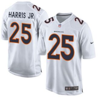 Nike Denver Broncos #25 Chris Harris Jr White Men’s Stitched NFL Game Event Jersey