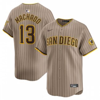 prime‑ Manny Machado San Diego Padres Nike Alternate Limited Player Jersey – Tan ‑uniform