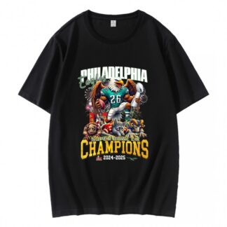 Philadelphia Eagles Saquon Barkley Superbowl Champions 2024 2025 T-Shirt