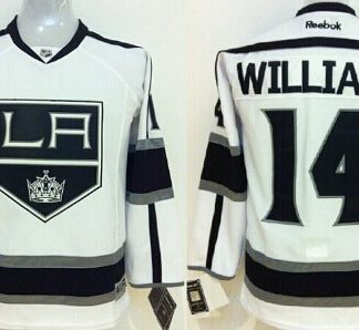 Los Angeles Kings #14 Justin Williams White Kids Jersey