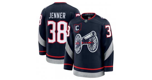 Boone Jenner Columbus Blue Jackets 2025 NHL Stadium Series Premium Jersey - Navy - Image 2