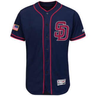 San Diego Padres Balnk Navy Blue 2016 Fashion Stars & Stripes Flexbase Stitched Baseball Jersey Jiasu