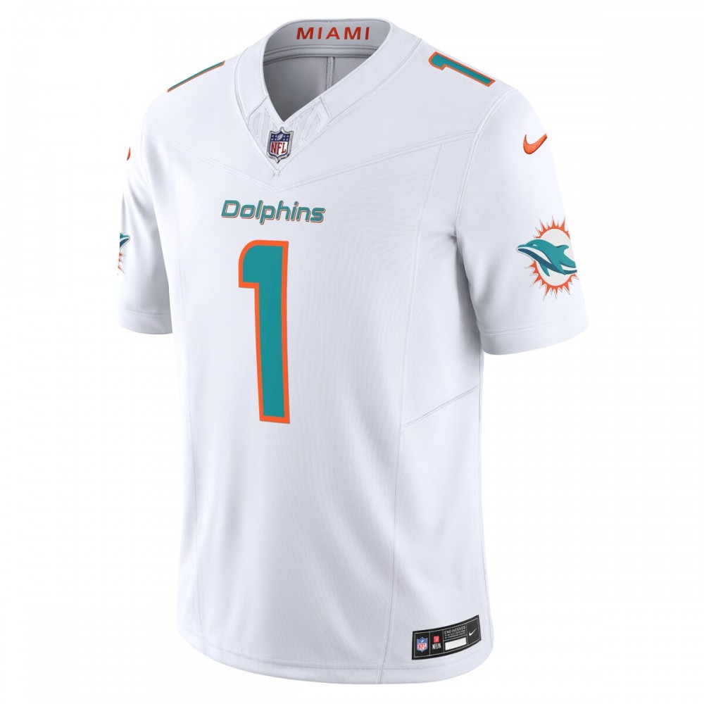 Tua Tagovailoa Miami Dolphins Nike Vapor F.U.S.E. Limited Jersey - White - Image 2