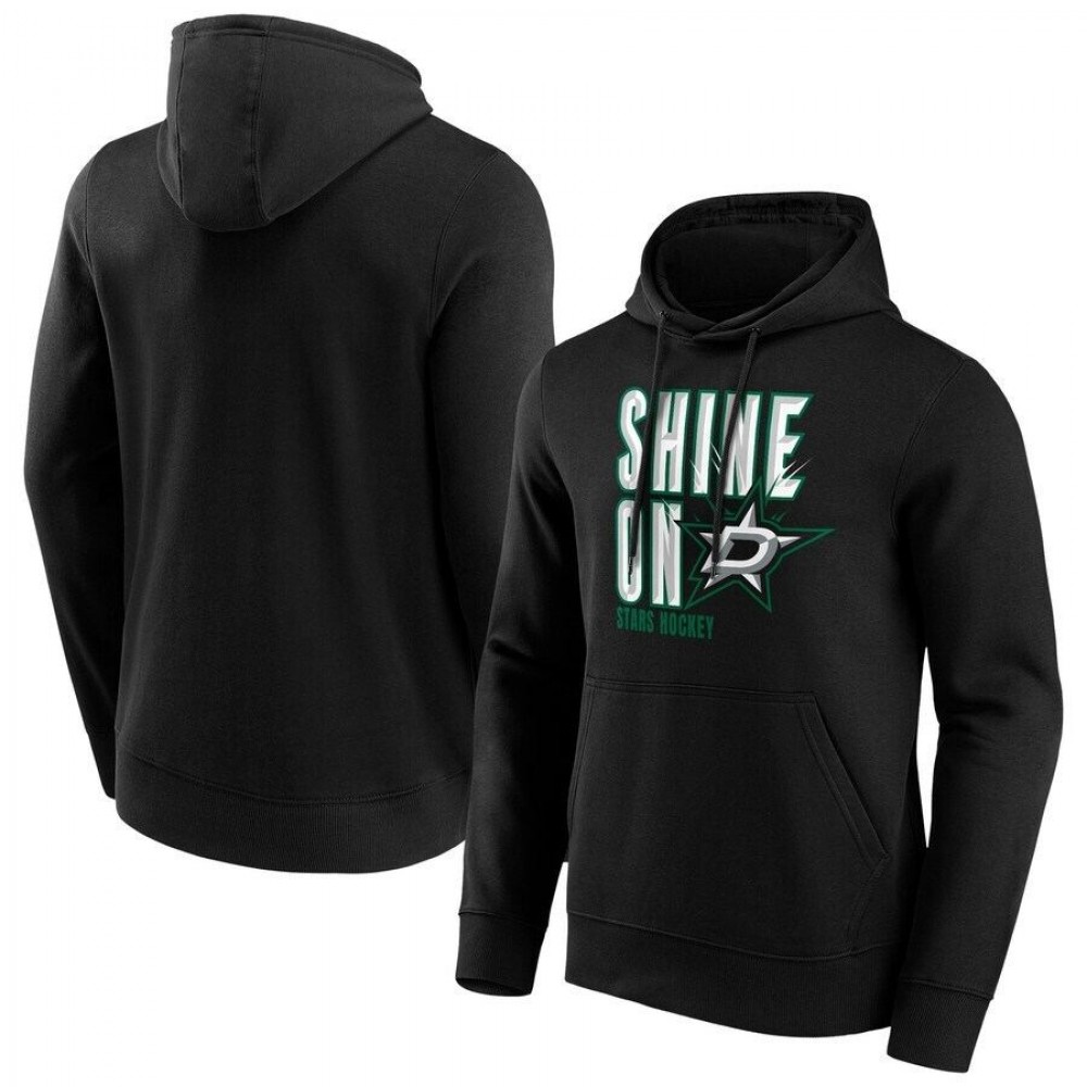 Dallas Stars Fanatics Branded Hometown Graphic Hoodie - Black