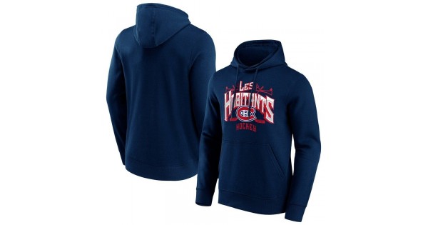 Montreal Canadiens Fanatics Branded Hometown Graphic Hoodie - Navy - Image 2