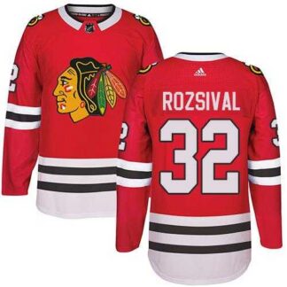 Chicago Blackhawks #32 Michal Rozsival Red Home Adidas Stitched Jersey DingZhi