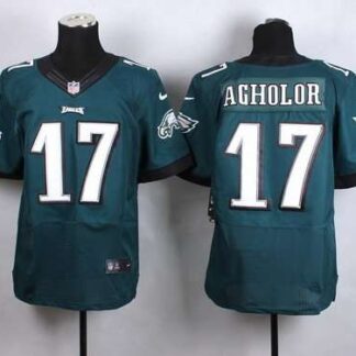Men's Philadelphia Eagles #17 Nelson Agholor 2014 Nike Dark Green Elite Jersey