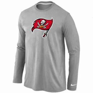 Nike Tampa Bay Buccaneers Logo Long Sleeve T-Shirt Gray