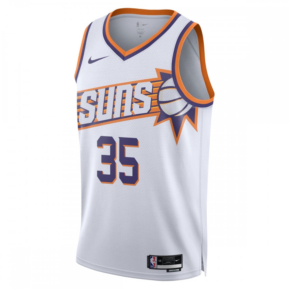 Kevin Durant Phoenix Suns Nike Unisex Swingman Jersey - Association Edition - White - Image 2