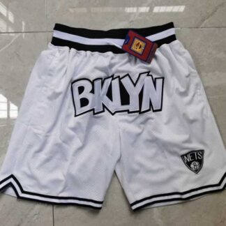 Nets Teams White Just Don With Pocket Swingman Shorts