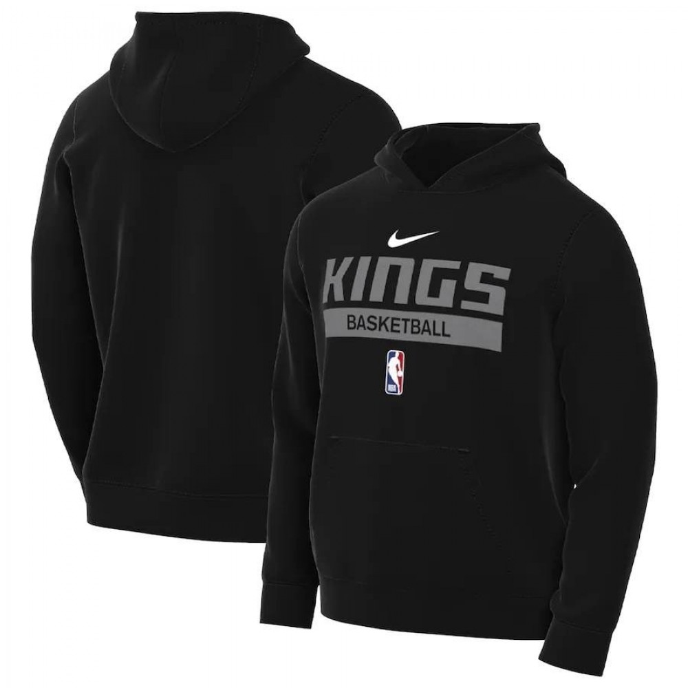 Sacramento Kings 2022/23 Nike Spotlight On-Court Practice Performance Pullover Hoodie