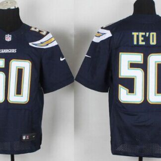 Nike San Diego Chargers #50 Manti Te'o 2013 Navy Blue Elite Jersey