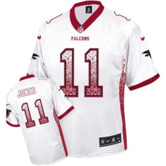 Nike Atlanta Falcons #11 Julio Jones White Men’s Stitched NFL Elite Drift Fashion Jersey